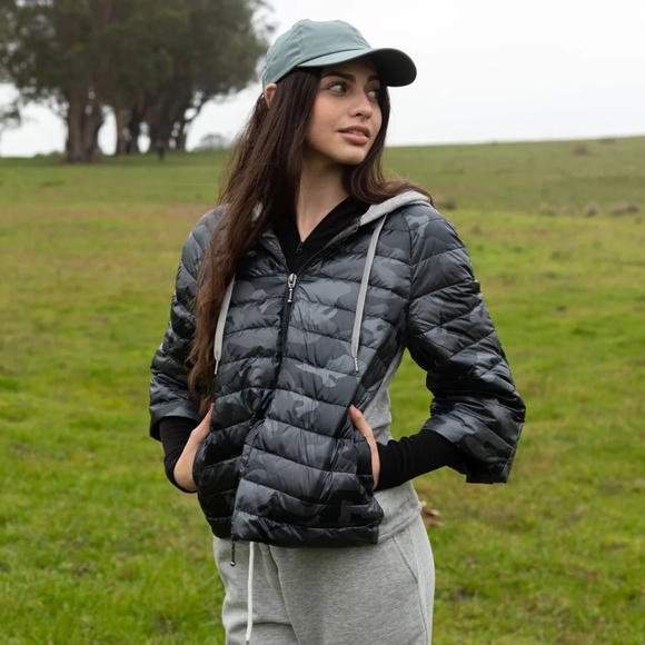 MyAnorak hooded mixed quilted jacket S New - Picture 5 of 16